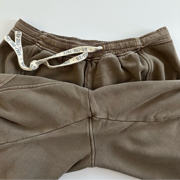 Free People We The Free Jet Set Knit Pull-On Pants in Brown Bear | XL | EUC - Picture 9 of 16